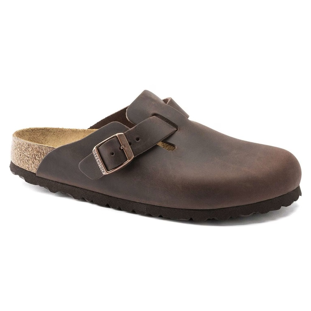 Birkenstock Boston Clogs Habana Oiled Leather Size 36